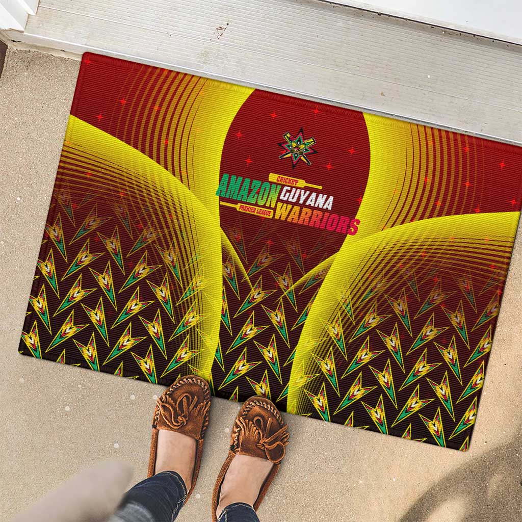 Guyana Cricket Amazon Warriors Rubber Doormat Unleashing the Power Battle Mode