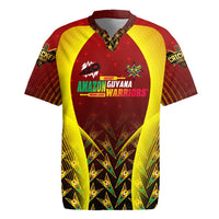 Personalised Guyana Cricket Amazon Warriors Rugby Jersey Unleashing the Power Battle Mode