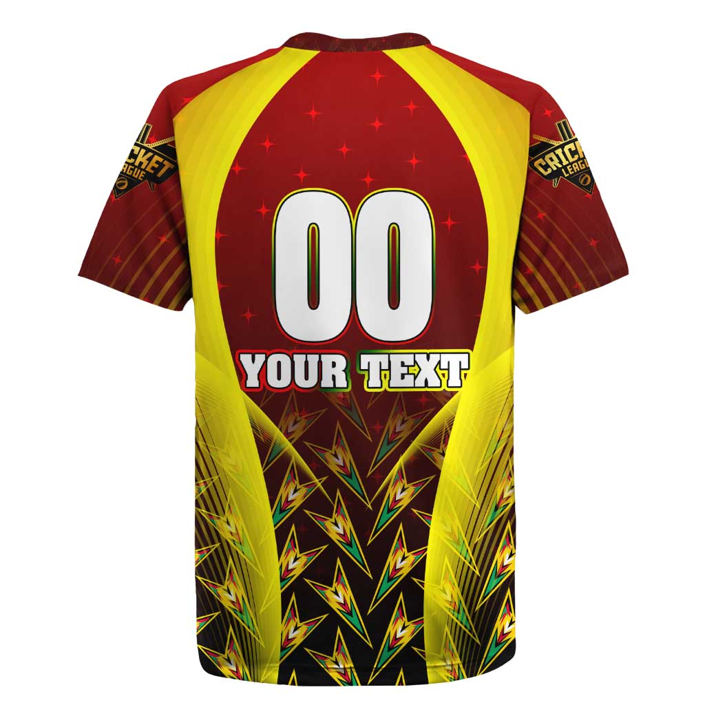 Personalised Guyana Cricket Amazon Warriors Rugby Jersey Unleashing the Power Battle Mode