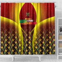 Guyana Cricket Amazon Warriors Shower Curtain Unleashing the Power Battle Mode