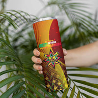 Guyana Cricket Amazon Warriors Skinny Tumbler Unleashing the Power Battle Mode