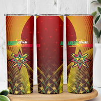 Guyana Cricket Amazon Warriors Skinny Tumbler Unleashing the Power Battle Mode