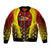 Personalised Guyana Cricket Amazon Warriors Sleeve Zip Bomber Jacket Unleashing the Power Battle Mode