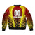 Personalised Guyana Cricket Amazon Warriors Sleeve Zip Bomber Jacket Unleashing the Power Battle Mode