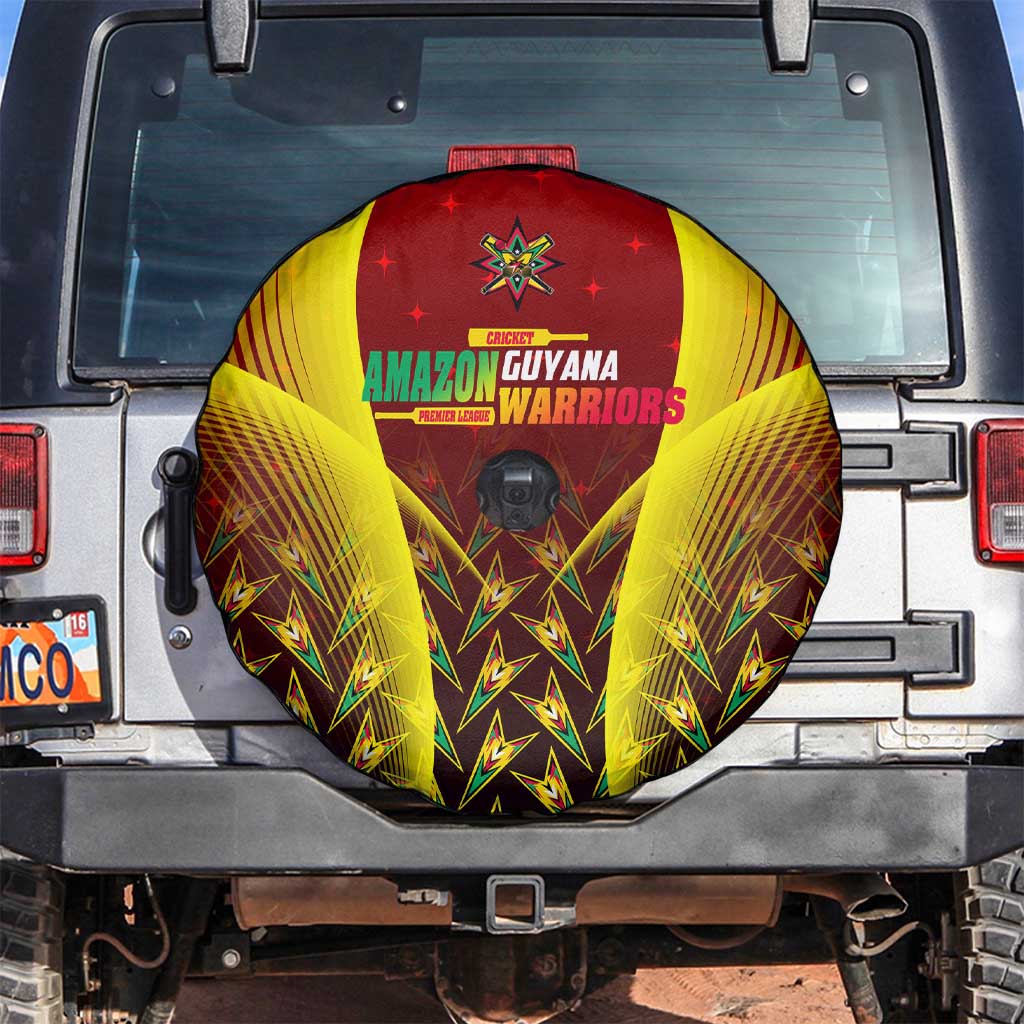 Guyana Cricket Amazon Warriors Spare Tire Cover Unleashing the Power Battle Mode