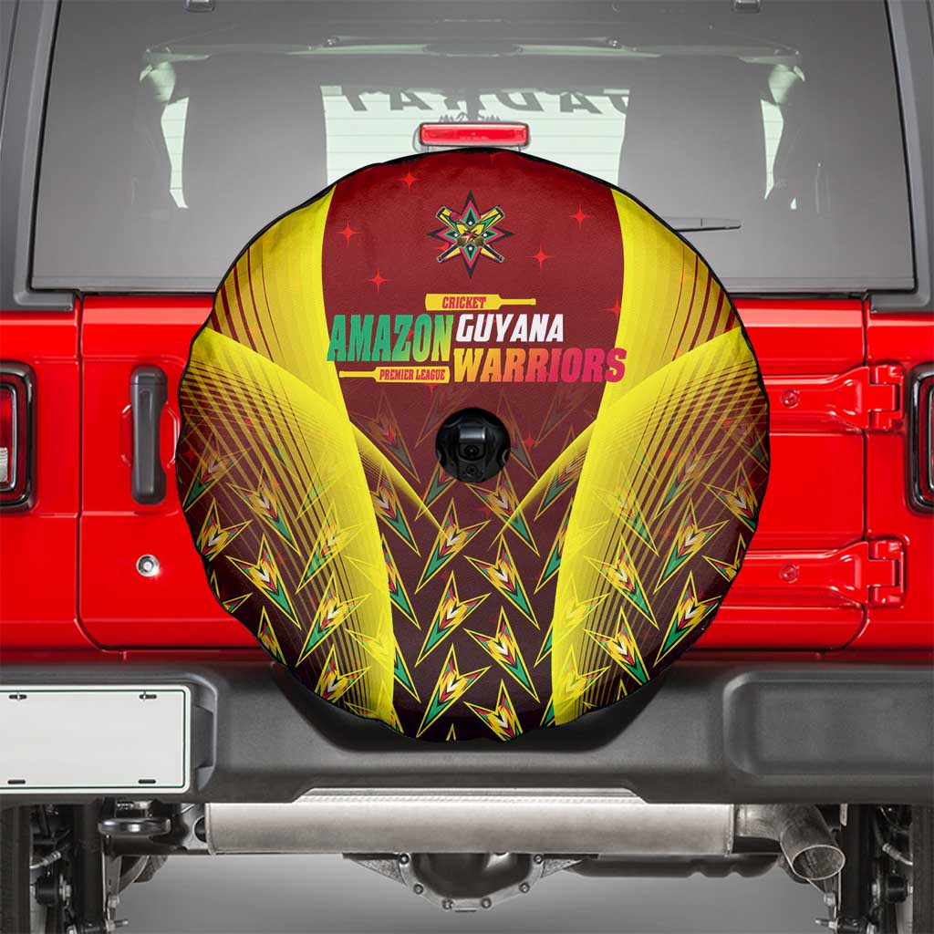 Guyana Cricket Amazon Warriors Spare Tire Cover Unleashing the Power Battle Mode