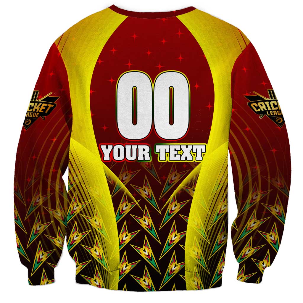 Personalised Guyana Cricket Amazon Warriors Sweatshirt Unleashing the Power Battle Mode