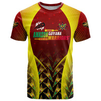 Personalised Guyana Cricket Amazon Warriors T Shirt Unleashing the Power Battle Mode