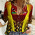 Personalised Guyana Cricket Amazon Warriors Women Casual Shirt Unleashing the Power Battle Mode