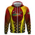 Personalised Guyana Cricket Amazon Warriors Zip Hoodie Unleashing the Power Battle Mode