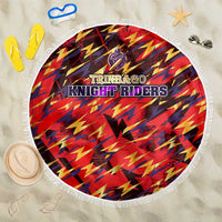 Trinidad and Tobago Cricket Knight Riders Beach Blanket Trinbago’s Thunder Charge
