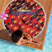 Trinidad and Tobago Cricket Knight Riders Beach Blanket Trinbago’s Thunder Charge