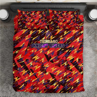 Trinidad and Tobago Cricket Knight Riders Bedding Set Trinbago’s Thunder Charge