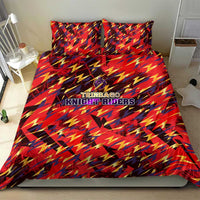 Trinidad and Tobago Cricket Knight Riders Bedding Set Trinbago’s Thunder Charge