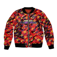 Personalised Trinidad and Tobago Cricket Knight Riders Bomber Jacket Trinbago’s Thunder Charge