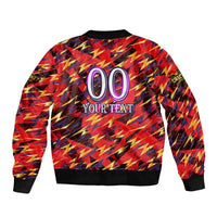 Personalised Trinidad and Tobago Cricket Knight Riders Bomber Jacket Trinbago’s Thunder Charge