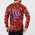 Personalised Trinidad and Tobago Cricket Knight Riders Button Sweatshirt Trinbago’s Thunder Charge