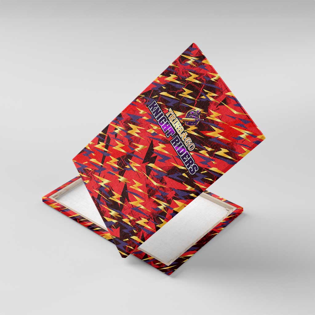 Trinidad and Tobago Cricket Knight Riders Canvas Wall Art Trinbago’s Thunder Charge