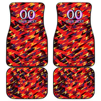 Trinidad and Tobago Cricket Knight Riders Car Mats Trinbago’s Thunder Charge