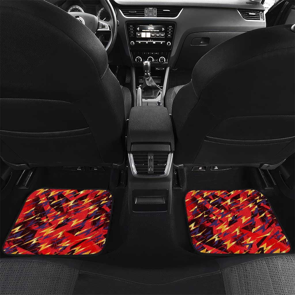 Trinidad and Tobago Cricket Knight Riders Car Mats Trinbago’s Thunder Charge