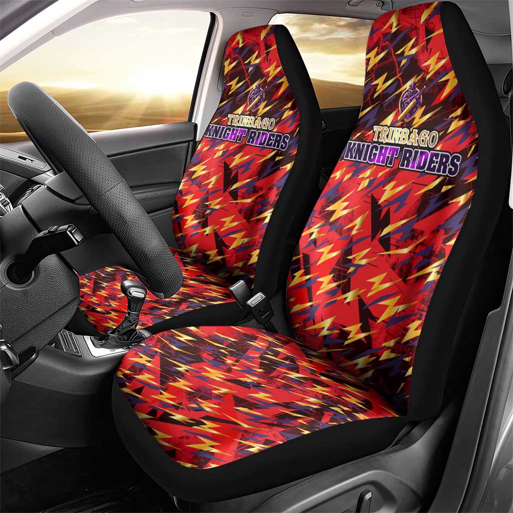 Trinidad and Tobago Cricket Knight Riders Car Seat Cover Trinbago’s Thunder Charge