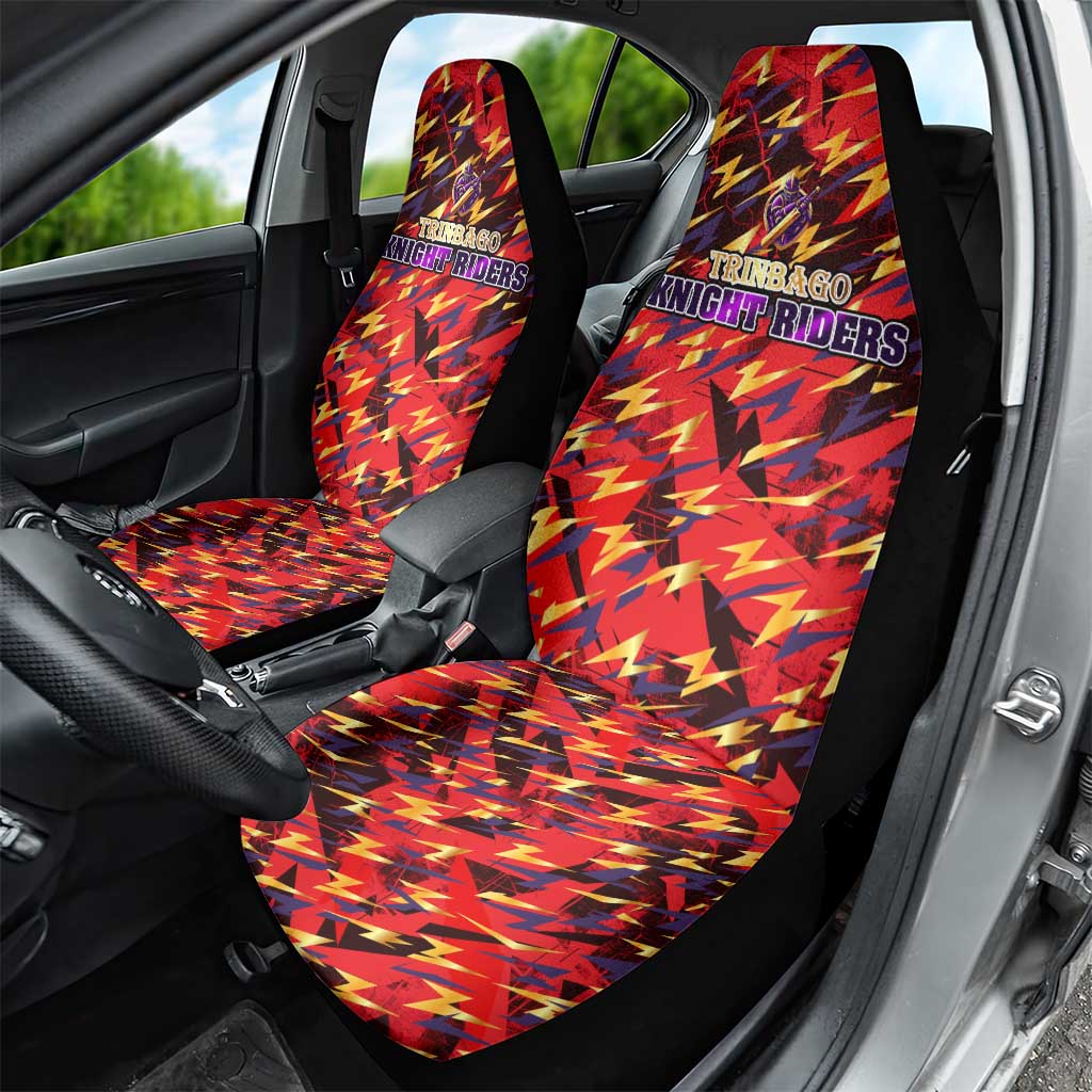 Trinidad and Tobago Cricket Knight Riders Car Seat Cover Trinbago’s Thunder Charge