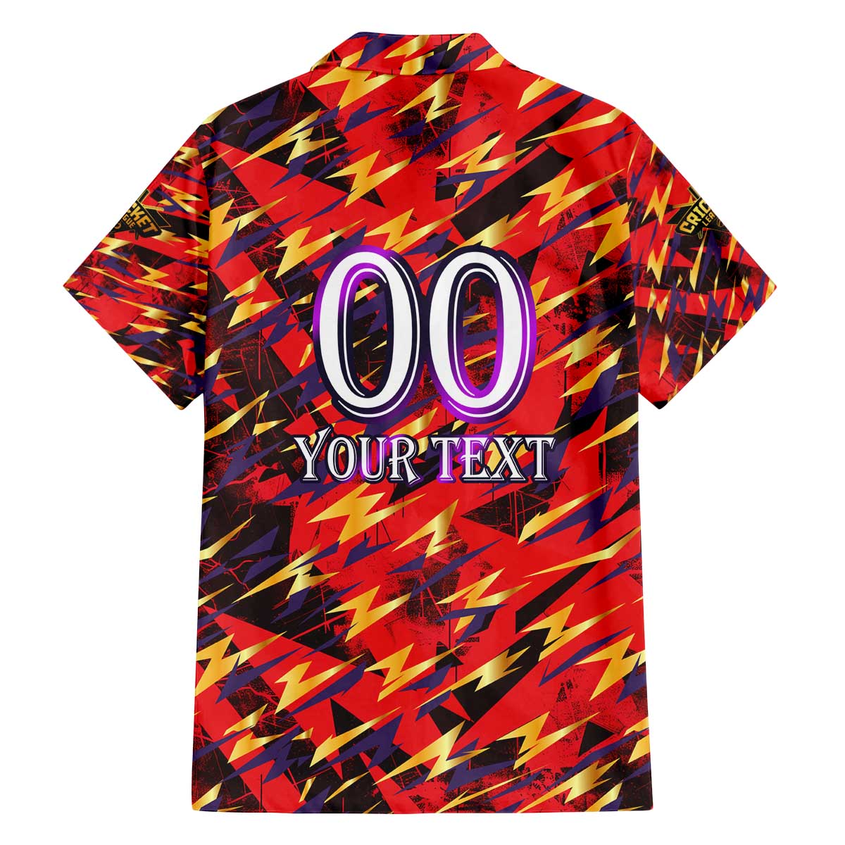 Personalised Trinidad and Tobago Cricket Knight Riders Family Matching Off The Shoulder Long Sleeve Dress and Hawaiian Shirt Trinbago’s Thunder Charge