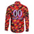 Personalised Trinidad and Tobago Cricket Knight Riders Family Matching Off The Shoulder Long Sleeve Dress and Hawaiian Shirt Trinbago’s Thunder Charge