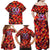 Personalised Trinidad and Tobago Cricket Knight Riders Family Matching Off Shoulder Maxi Dress and Hawaiian Shirt Trinbago’s Thunder Charge