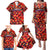 Personalised Trinidad and Tobago Cricket Knight Riders Family Matching Puletasi and Hawaiian Shirt Trinbago’s Thunder Charge