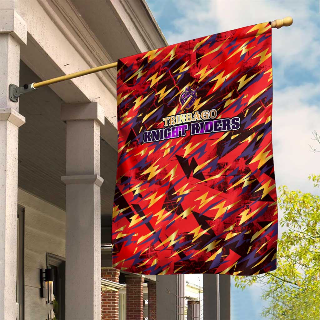 Trinidad and Tobago Cricket Knight Riders Garden Flag Trinbago’s Thunder Charge