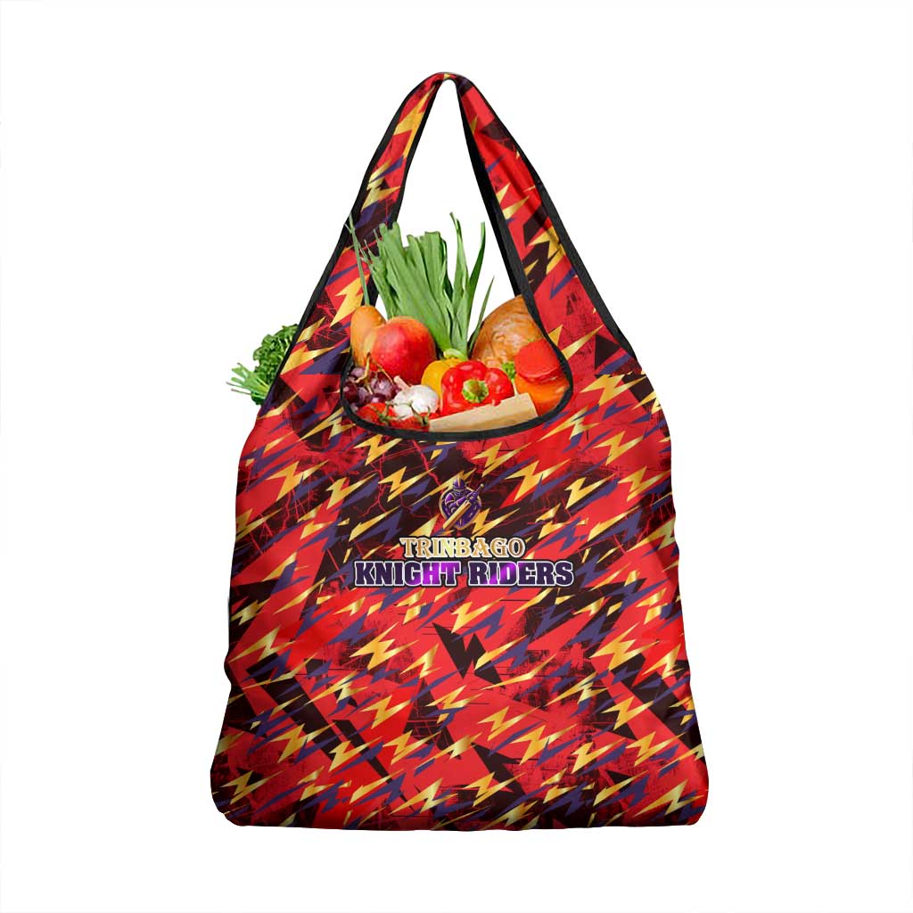 Trinidad and Tobago Cricket Knight Riders Grocery Bag Trinbago’s Thunder Charge