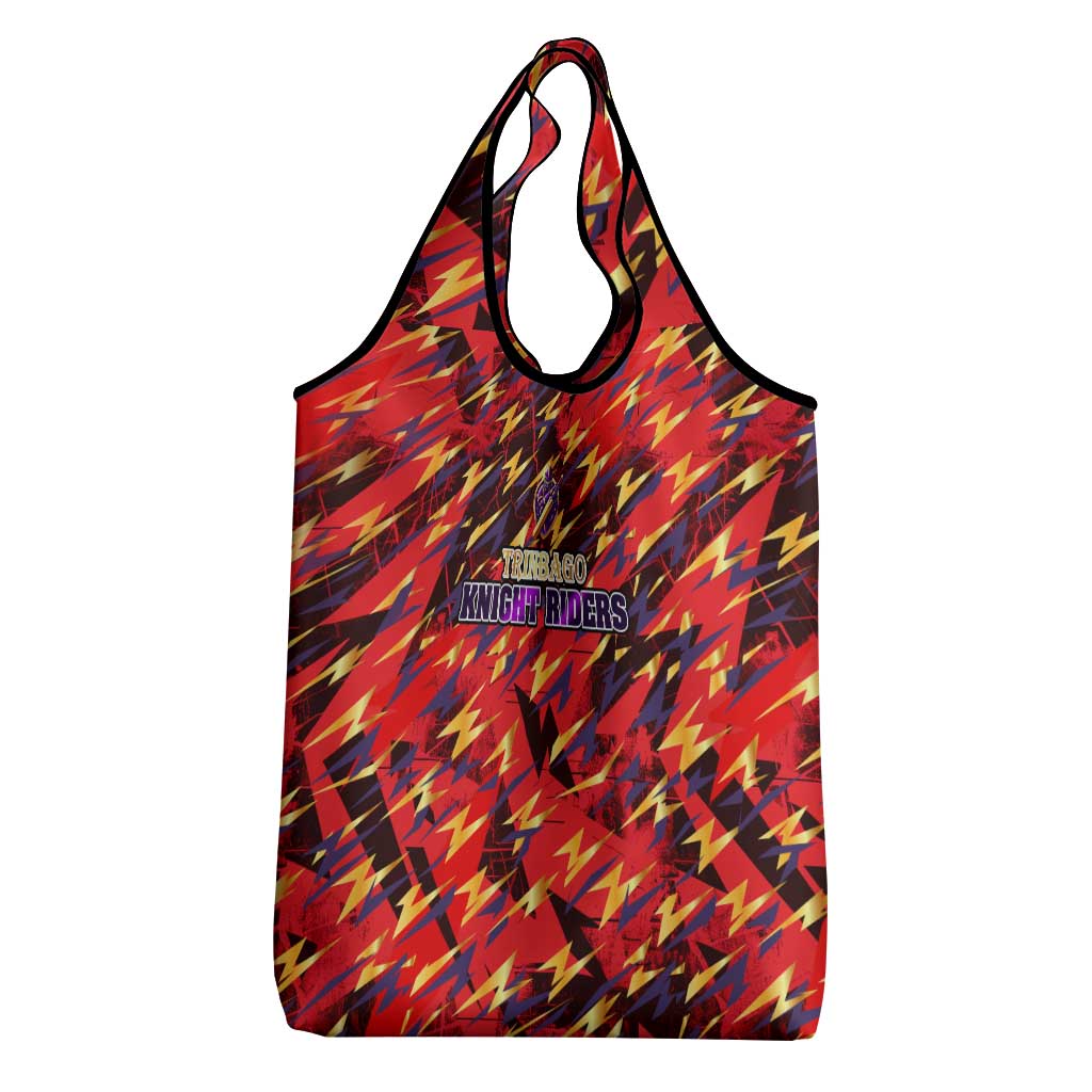 Trinidad and Tobago Cricket Knight Riders Grocery Bag Trinbago’s Thunder Charge