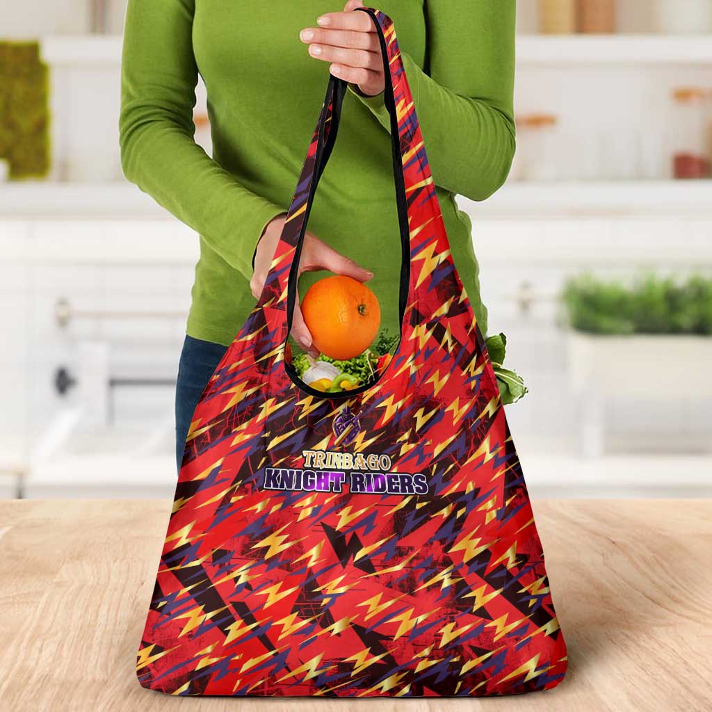 Trinidad and Tobago Cricket Knight Riders Grocery Bag Trinbago’s Thunder Charge