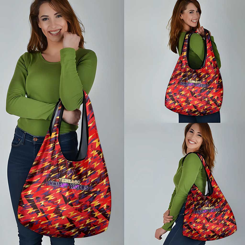 Trinidad and Tobago Cricket Knight Riders Grocery Bag Trinbago’s Thunder Charge