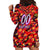 Personalised Trinidad and Tobago Cricket Knight Riders Hoodie Dress Trinbago’s Thunder Charge