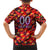 Personalised Trinidad and Tobago Cricket Knight Riders Kid Hawaiian Shirt Trinbago’s Thunder Charge