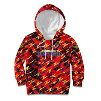 Personalised Trinidad and Tobago Cricket Knight Riders Kid Hoodie Trinbago’s Thunder Charge