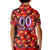 Personalised Trinidad and Tobago Cricket Knight Riders Kid Polo Shirt Trinbago’s Thunder Charge
