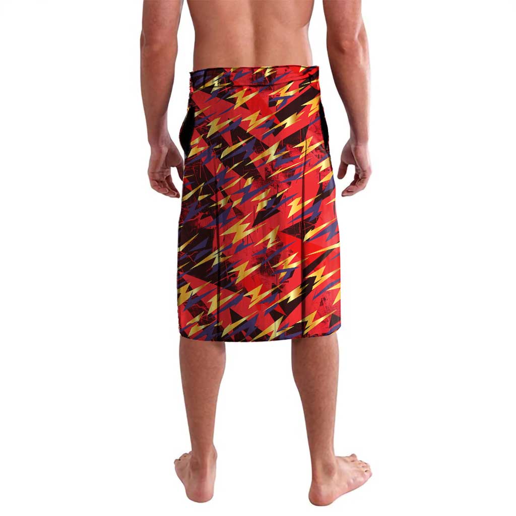 Personalised Trinidad and Tobago Cricket Knight Riders Lavalava Trinbago’s Thunder Charge