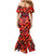 Personalised Trinidad and Tobago Cricket Knight Riders Mermaid Dress Trinbago’s Thunder Charge
