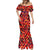 Personalised Trinidad and Tobago Cricket Knight Riders Mermaid Dress Trinbago’s Thunder Charge