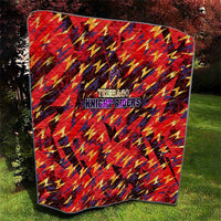 Trinidad and Tobago Cricket Knight Riders Quilt Trinbago’s Thunder Charge