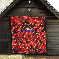 Trinidad and Tobago Cricket Knight Riders Quilt Trinbago’s Thunder Charge