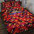 Trinidad and Tobago Cricket Knight Riders Quilt Bed Set Trinbago’s Thunder Charge