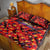 Trinidad and Tobago Cricket Knight Riders Quilt Bed Set Trinbago’s Thunder Charge