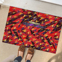 Trinidad and Tobago Cricket Knight Riders Rubber Doormat Trinbago’s Thunder Charge