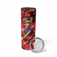 Trinidad and Tobago Cricket Knight Riders Skinny Tumbler Trinbago’s Thunder Charge