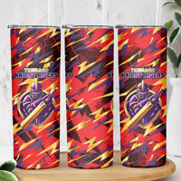 Trinidad and Tobago Cricket Knight Riders Skinny Tumbler Trinbago’s Thunder Charge