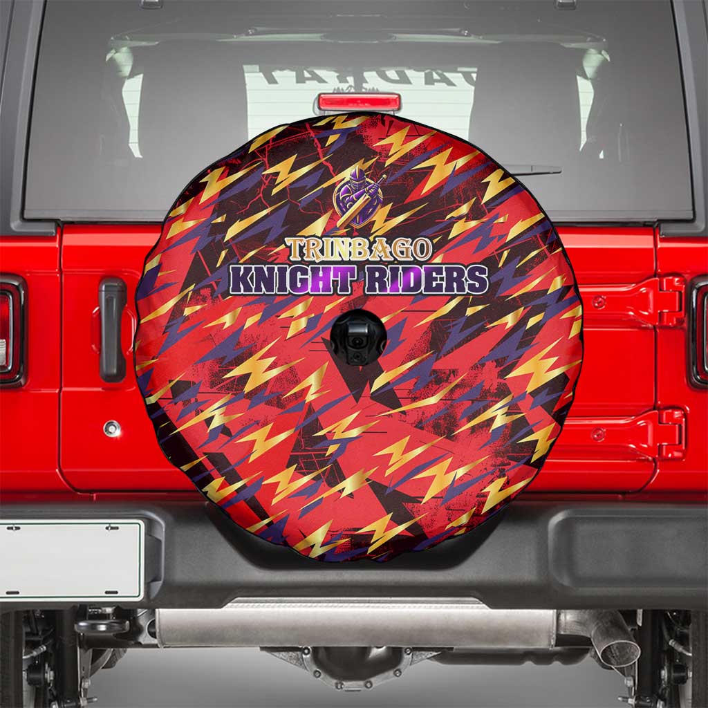 Trinidad and Tobago Cricket Knight Riders Spare Tire Cover Trinbago’s Thunder Charge
